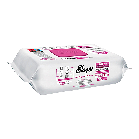 Servetele Umede - SLEEPY Servetele Umede Curatare Multisuprafete cu Bicarbonat, Otet Alb, Lilium Bouquet 100 buc