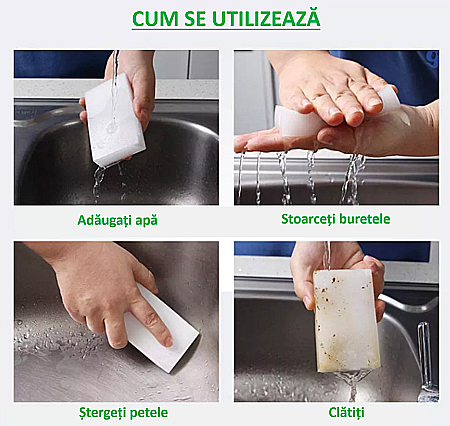 CARPA MAGICA Burete Magic pt Curatarea Peretilor si Urmelor de Grasime Set 2 buc [1]