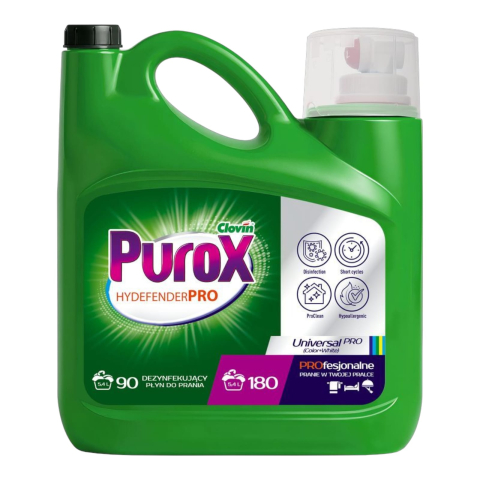 Noutati - PUROX Hydefender Detergent de Rufe Gel UNIVERSAL Pro 5.7L