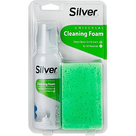 Diverse produse de uz casnic - SILVER Set Curatare Pantofi Spuma + Burete 125 ml