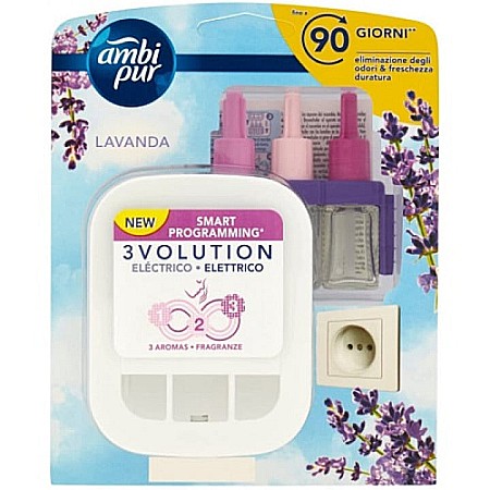 Odorizante - AMBI PUR Aparat Odorizant Camera Priza+Rezerva 3Volution Lavanda 20 ml