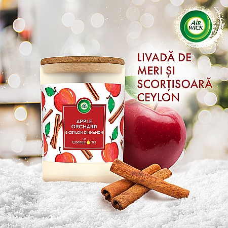 AIRWICK Lumanare cu Parfum de Vanilla Blossom & Fine Almonds 185g [1]