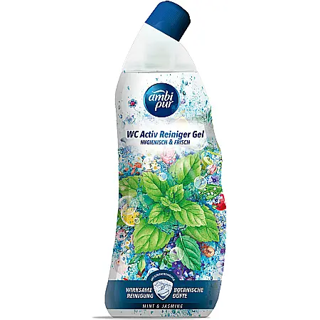 Produse de uz casnic - AMBI PUR Gel Curatat WC 750 ml MINT & JASMINE