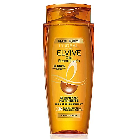 Ingrijirea parului - LOREAL ELVIVE (Elseve) Sampon Nutritiv pt Par Uscat Olio Straordinario MAXI 700 ml