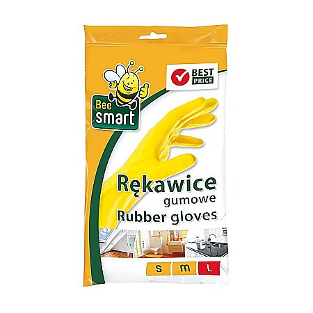 Produse de uz casnic - Bee Smart Manusi Menaj Cauciucate Marimea L