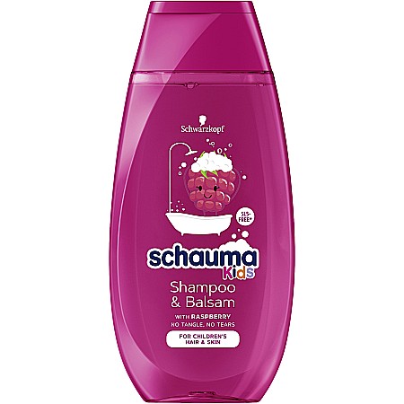 Cosmetice copii - SCHAUMA KIDS Sampon & Balsam pt Fete - Zmeura 250 ml