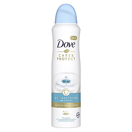 Deodorante & Parfumuri - DOVE Antiperspirant Spray Care & Protect ANTIBACTERIAL 150 ml