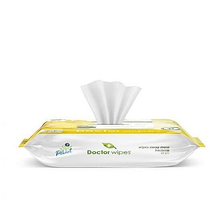 DOCTOR WIPES Hartie Igienica Umeda Biodegradabila cu Extract de Galbenele 42 buc [1]