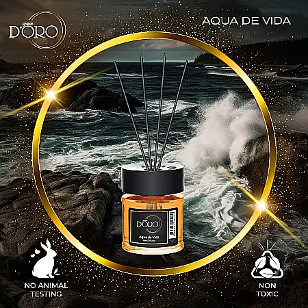 Gamma D’ORO NICHE Odorizant Camera cu Betisoare AQUA de VIDA 120 ml [1]