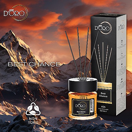 Gamma D’ORO NICHE Odorizant Camera cu Betisoare BEST CHANCE 120 ml [1]