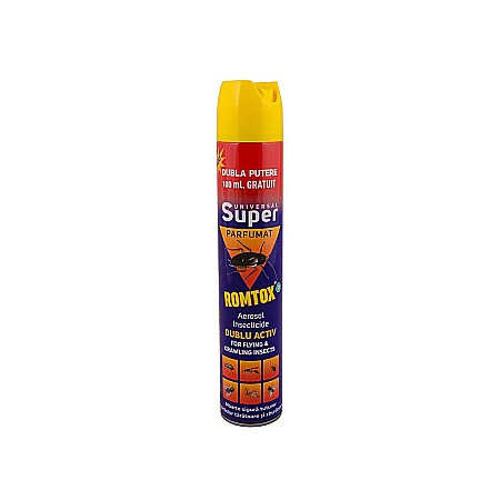 Combaterea Insectelor Daunatoare - ROMTOX Spray Anti Insecte Universal 500 ml