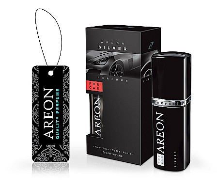 Masina - AREON Odorizant Auto Lichid Silver 50 ml