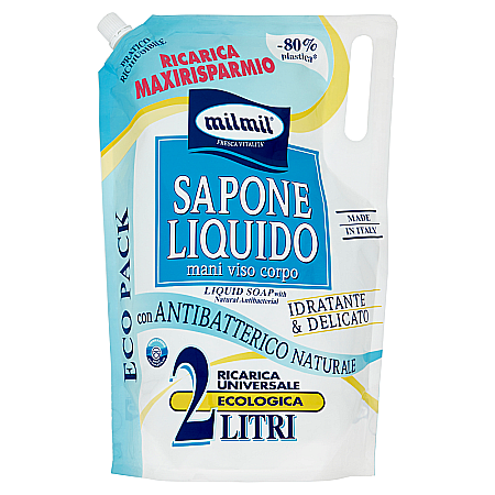 Sapunuri - MilMil Rezerva Sapun Lichid Antibacterian 2L