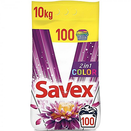 SAVEX Premium Detergent de Rufe Automat COLOR 10 Kg (100 spalari) [1]