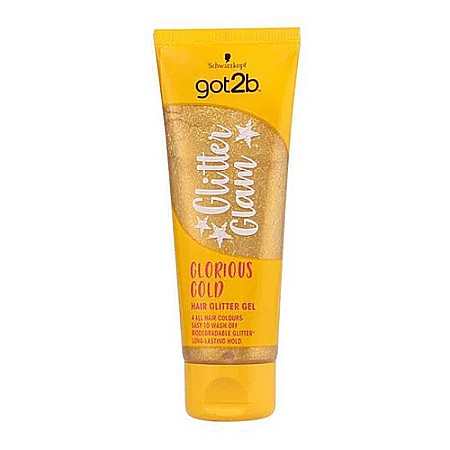 Ingrijire Personala - GOT2B Glitter Glam Gel de Par GOLD 50 ml