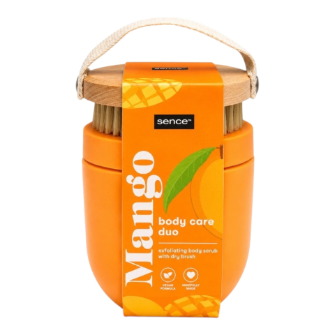 Noutati - SENCE Body Scrub Mango 450 ml + Perie