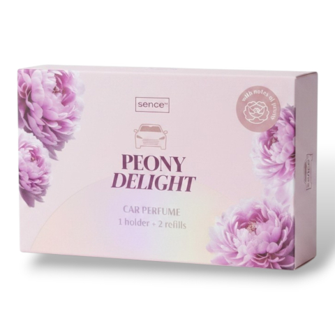 Odorizante - SENCE Car Odorizant Auto + 2 Rezerve Peony Delight
