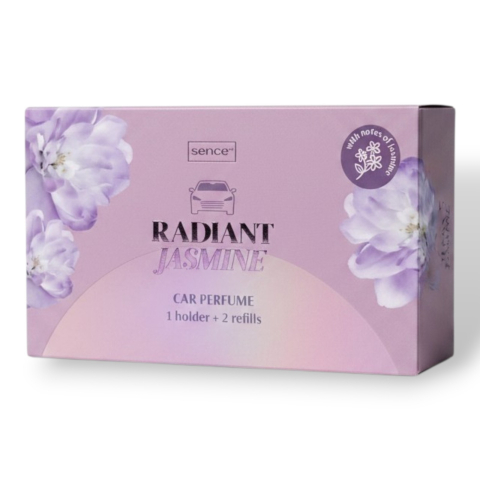 Odorizante - SENCE Car Odorizant Auto + 2 Rezerve Radiant Jamine
