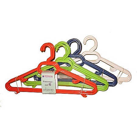 Diverse produse de uz casnic - STERK PLAST Umeras din Plastic Set 6 buc Diverse Culori