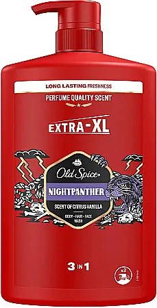 Ingrijirea parului - OLD SPICE Gel de Dus & Sampon cu Pompa 3in1 NightPanther Extra XL 1000 ml