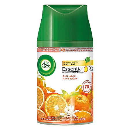 Odorizante - AirWick Rezerva Odorizant Camera Essential Oils Anti Tabac 250 ml