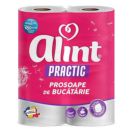 Diverse produse de uz casnic - ALINT Practic Prosoape de Bucatarie 2 Straturi/10m Rola SET 2 buc