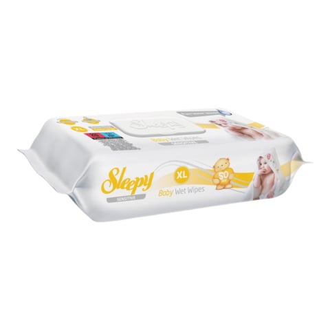 Noutati - SLEEPY Sensitive Servetele Umede Baby Extra XL 50 buc