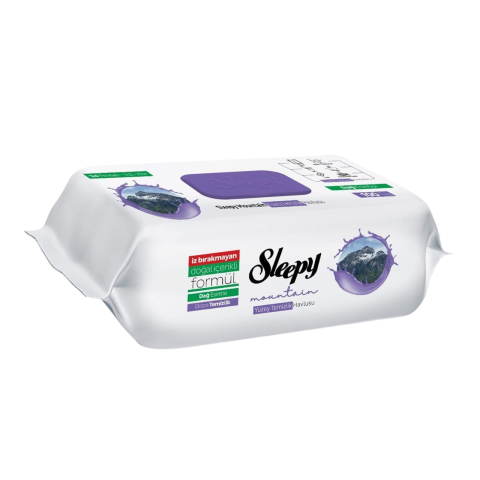 Noutati - SLEEPY Servetele Umede Curatare Multisuprafete cu Bicarbonat, Otet Alb, Mountain 100 buc