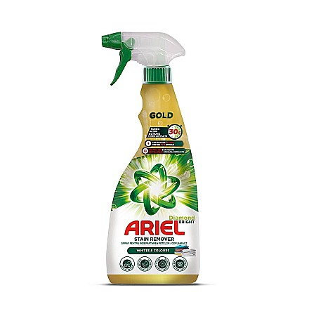 Detergent Rufe - ARIEL Gold Solutie Spray Impotriva Petelor White&Colors 750 ml