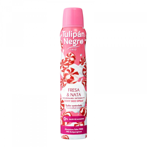 Spray - TULIPAN NEGRO Deo Spray Fresa & Nata 200 ml