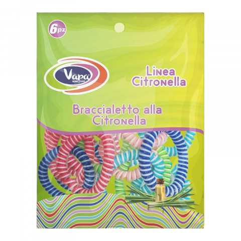 Produse de uz casnic - VAPA Bratari din Slicon Anti Tantari Aromatizate cu Citronella Diverse Culori Set 6 Bucati