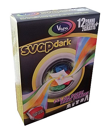 VAPA Servetele Anti Decolorare DARK COLOR 12+2BUC/SET