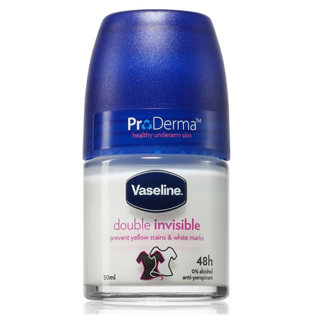 Roll-on - VASELINE Deodorant Roll-on Antiperspirant Pro Derma Double Invisible, 50 ml