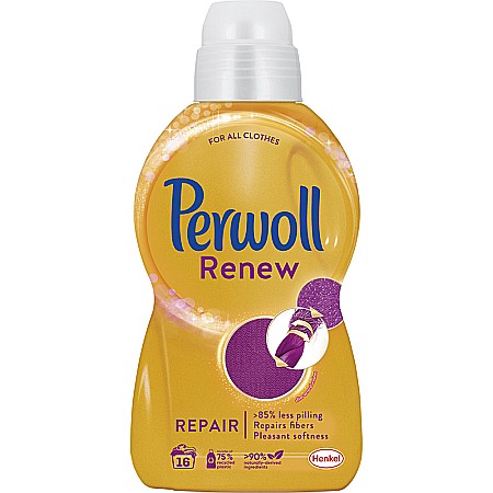Detergent Rufe - PERWOLL Detergent Lichid Renew Repair 960 ml (16 spalari)
