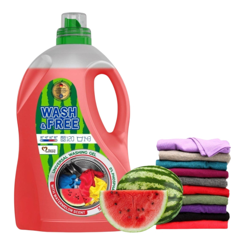 WASH & FREE Detergent Lichid Universal Watermelon 5L [1]