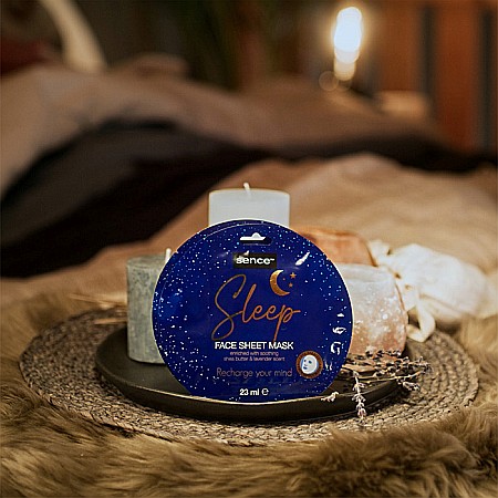 SENCE Masca de Fata Tip Servetel Anti-Oboseala cu Shea Butter & Aroma de Lavanda 23 ml [1]