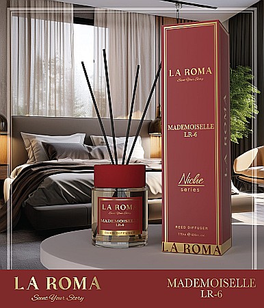 LA ROMA NICHE Odorizant Camera cu Betisoare MADEMOSELLE 120 ml [1]
