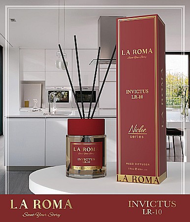 LA ROMA NICHE Odorizant Camera cu Betisoare INVICTUS 120 ml [1]