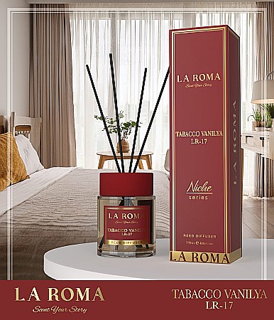 LA ROMA NICHE Odorizant Camera cu Betisoare TABACCO VANILYA 120 ml [1]