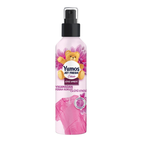 Detergent Rufe - YUMOS Jet Spray Odorizant Textile Anti Sifonare - Elimina Cutele Orhidee Salbatica 200 ml