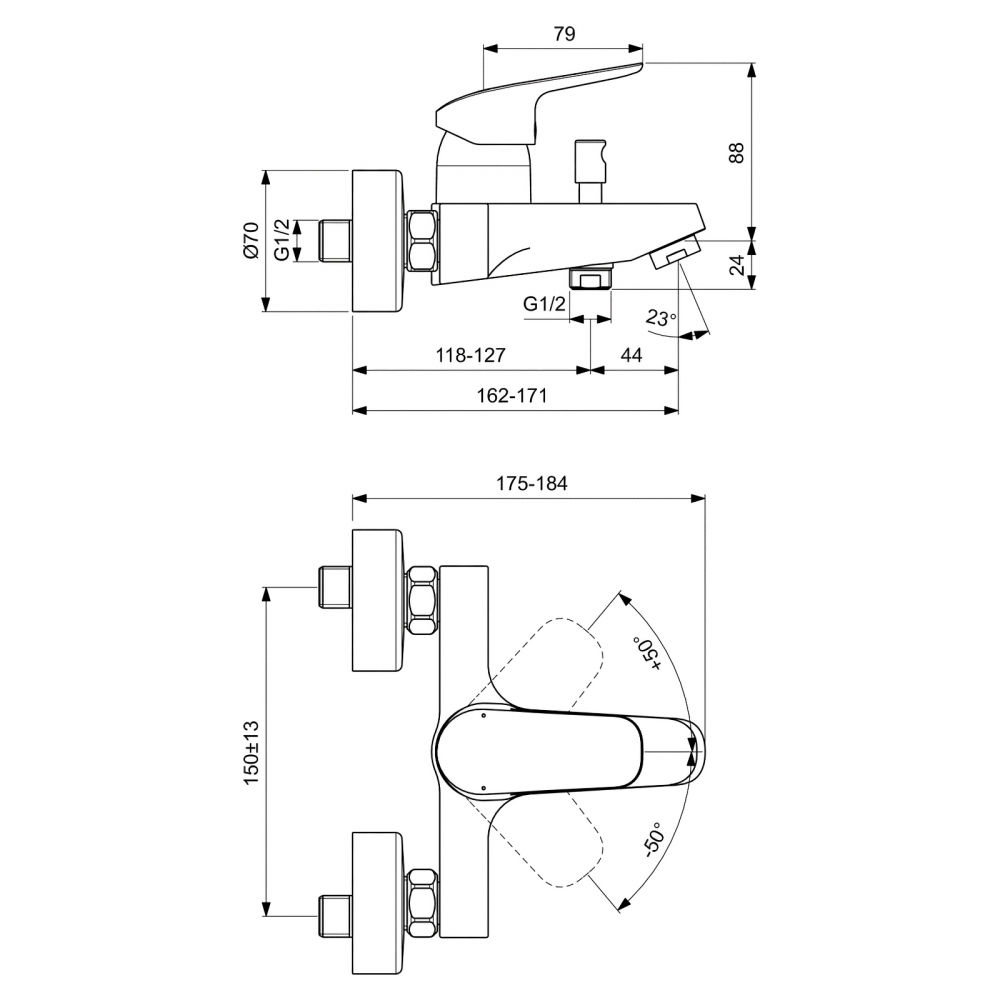 Baterie pentru cada CERAFLEX Ideal Standard [2]