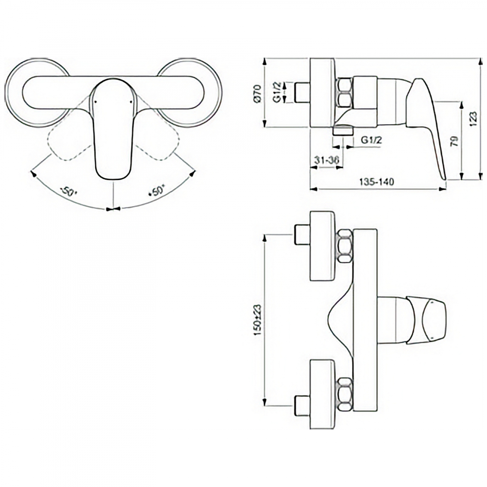Baterie dus CERAFLEX Ideal Standard [4]