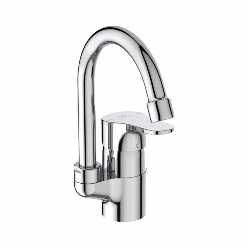 Baterie pentru lavoar cu pipa tubulara inalta CERABASE Crom Ideal Standard [1]