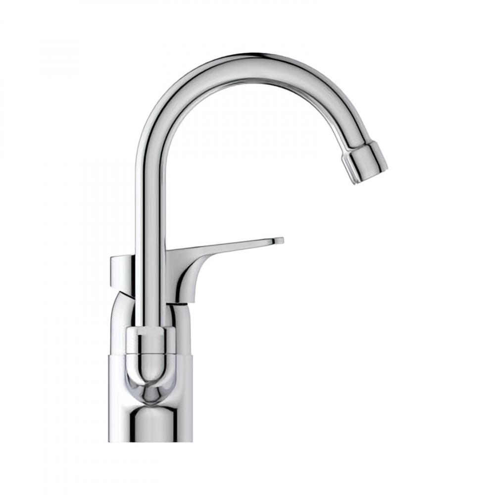 Baterie pentru lavoar cu pipa tubulara inalta CERABASE Crom Ideal Standard [2]