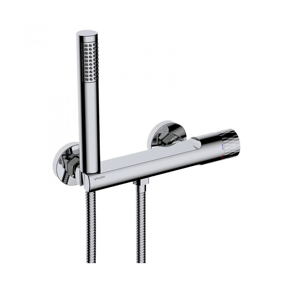 Baterie pentru dus cu montaj pe perete DECOR Chrom Valvex [1]