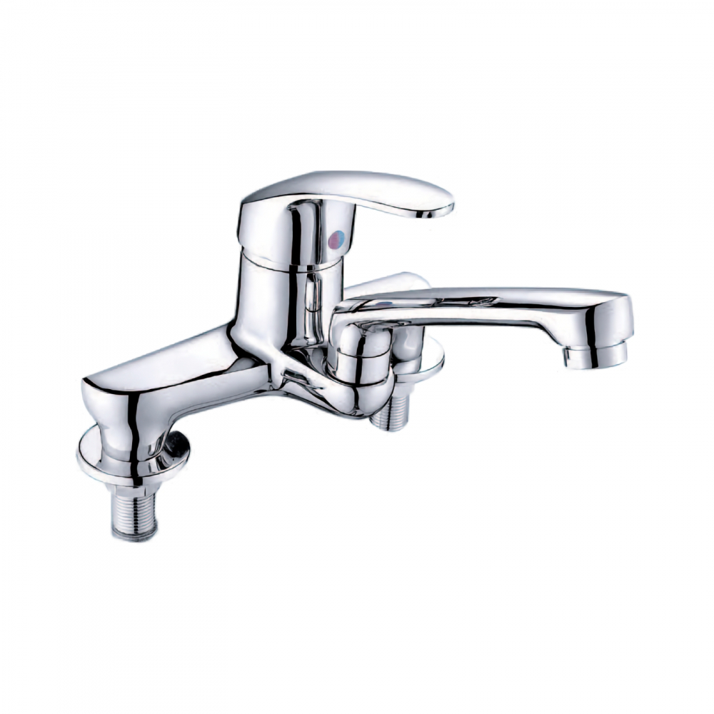 Baterie pentru lavoar monocomanda stativa doua intrari B108 SLK [1]
