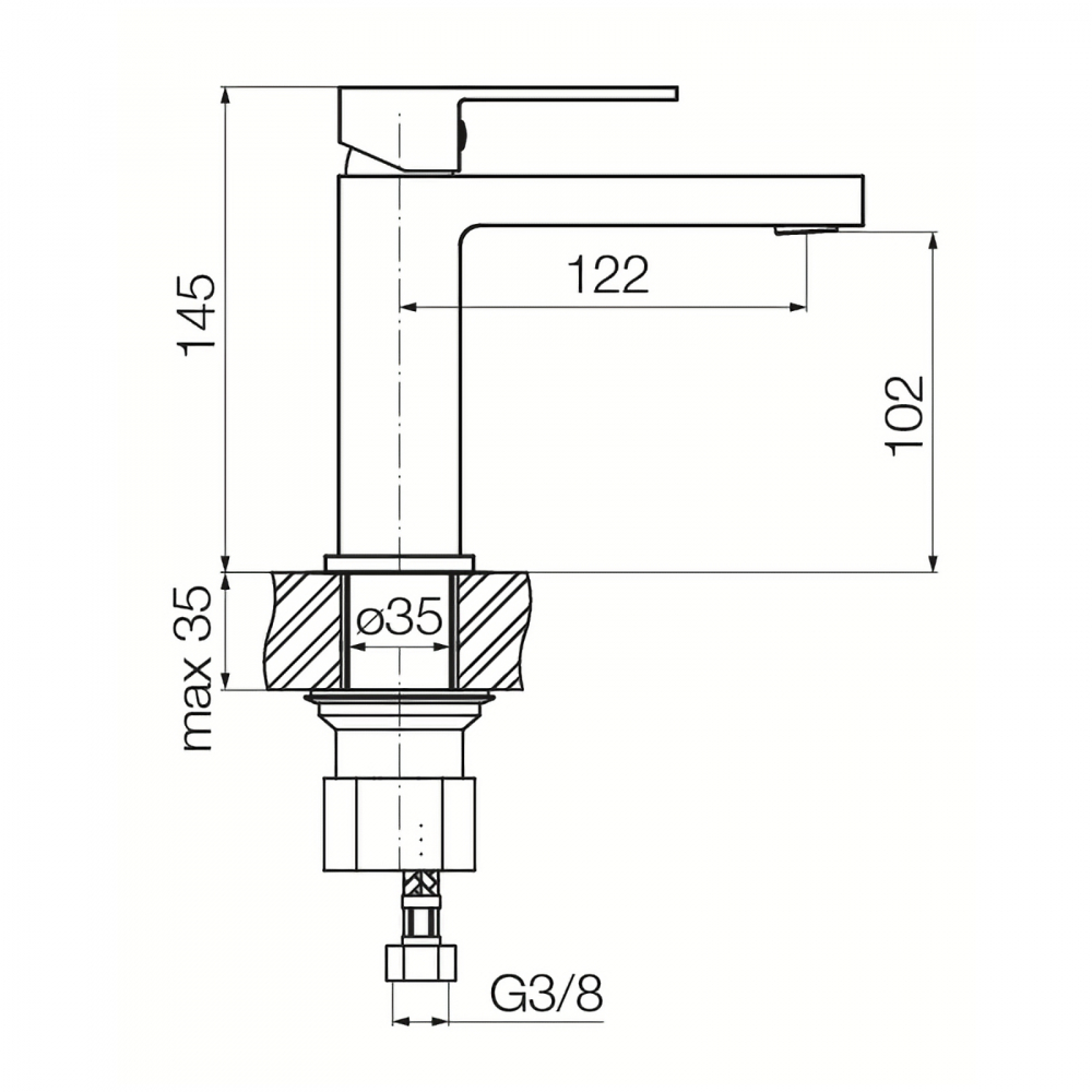 Baterie stativa ARS Satin Copper Valvex [2]
