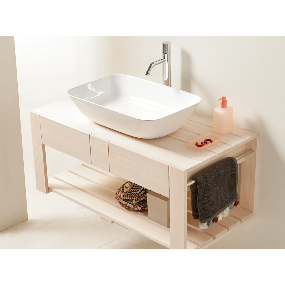 Mobilier baie Bathco PALLET CABINET 80 din lemn 800x500x430 mm [3]
