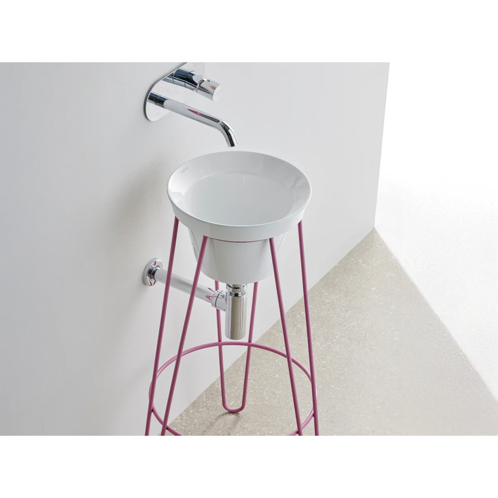 Lavoar pe blat Bathco RUAN din portelan alb 320x200 mm [3]