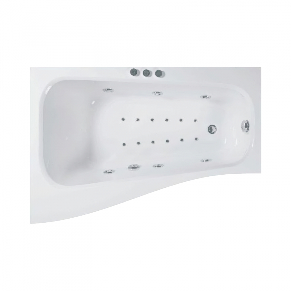 Cada de baie asimetrica dreapta SENSO Hidro Air 150 x 100 x 70 cm Belform [1]